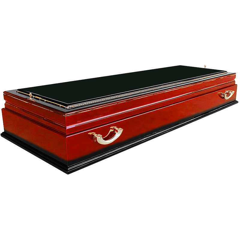 Гроб (ящик) мусульманский элитный красный